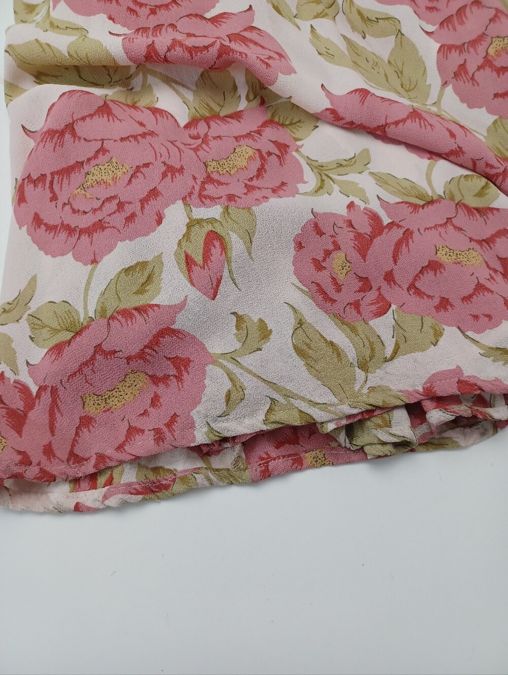 Reformation Anne Floral Wrap Gown Dress Size 0 Women Viscose Sleeveless In Flora - Picture 6 of 16